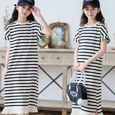 Relaxed Stripe T-Dress
