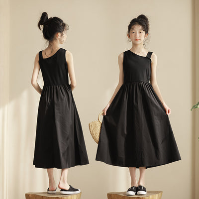  New Sona Asymmetric Dress in Black