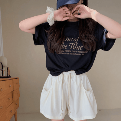 Colors Wide Hem Shorts